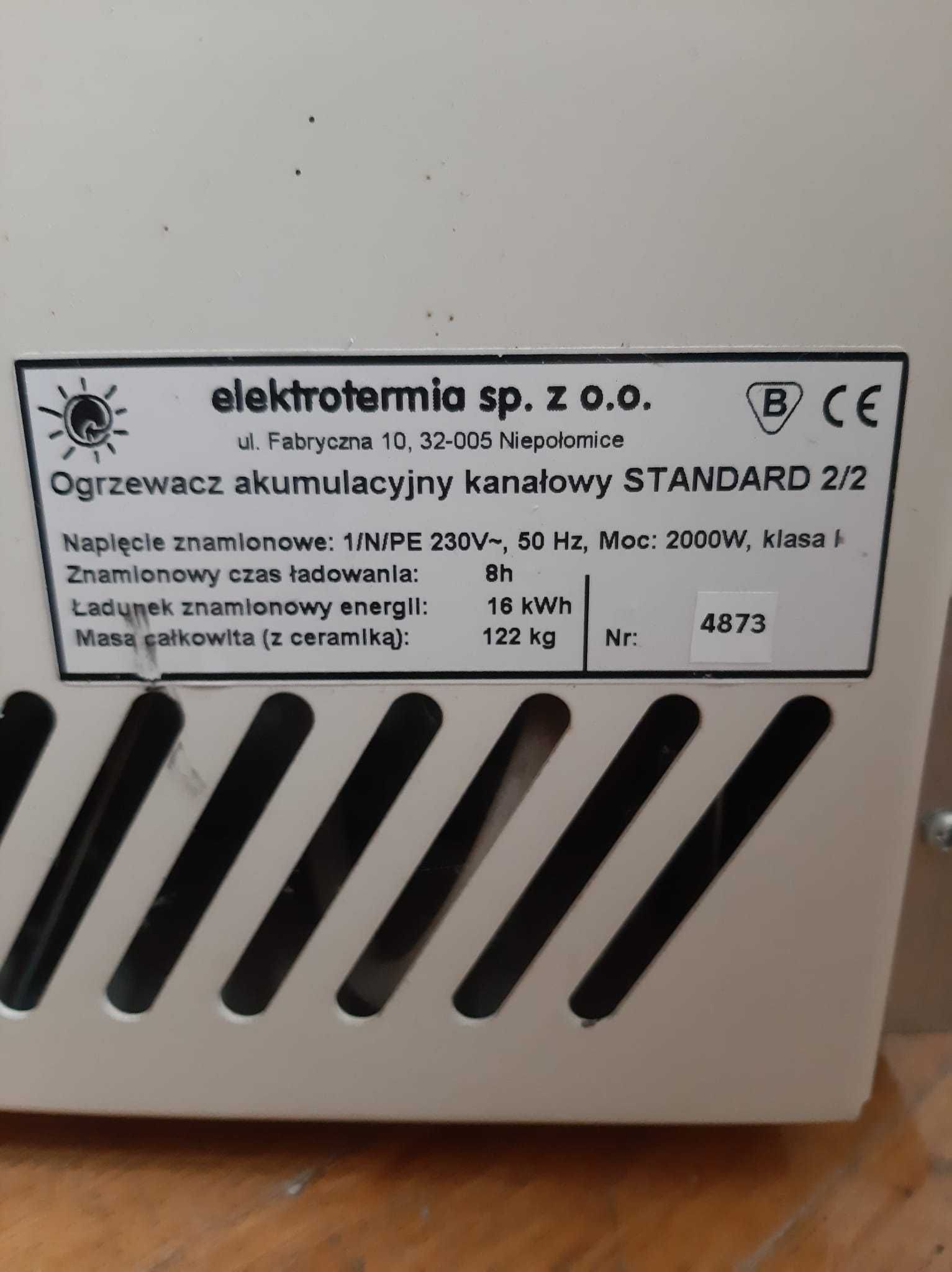 2 x piec akumulacyjny 2000w