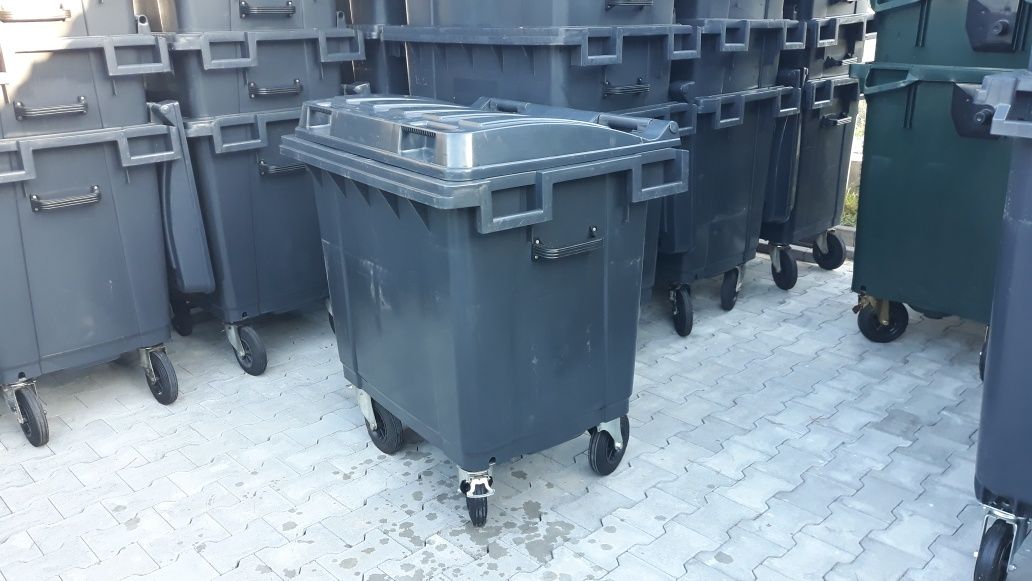 Pojemnik na odpady 400 litrów kosz na śmieci większy 240 kontener