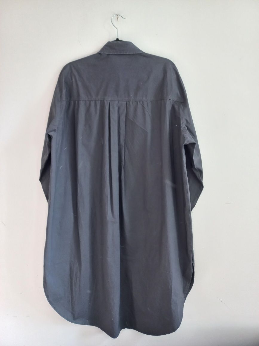 Monki koszula oversize sukienka koszulowa midi M L XL uniwersalny