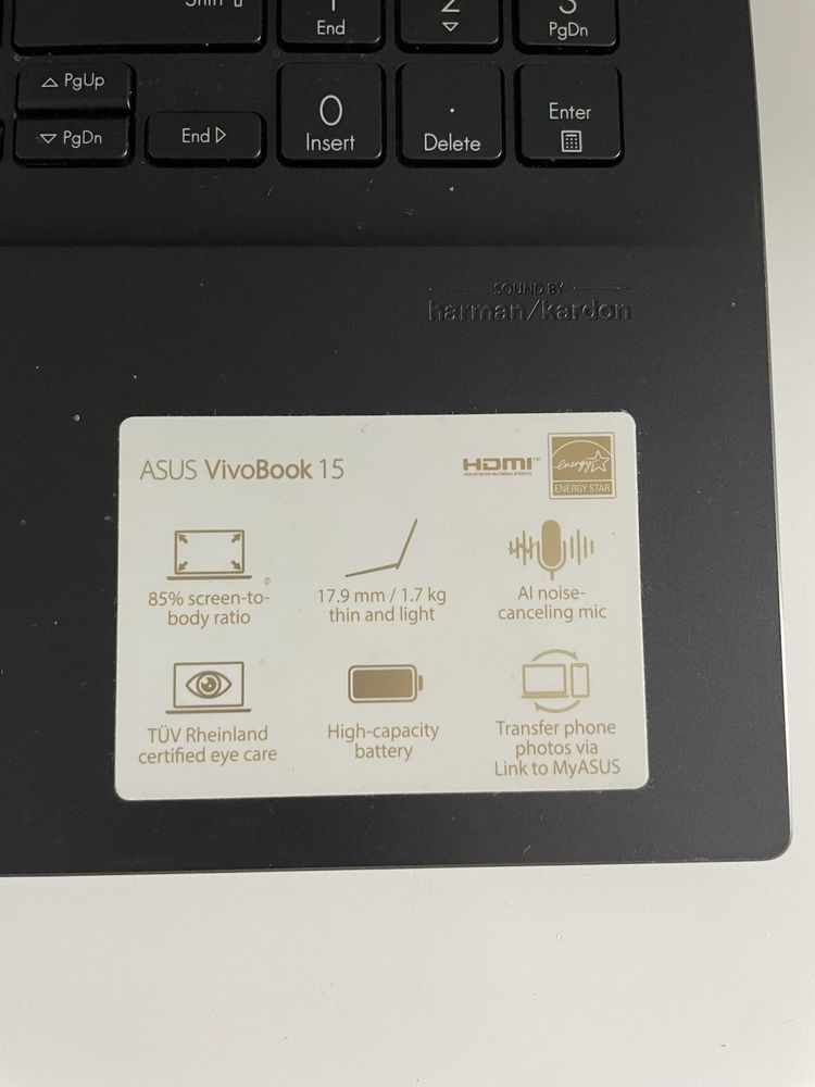 Notebook Asus Vivobook 15