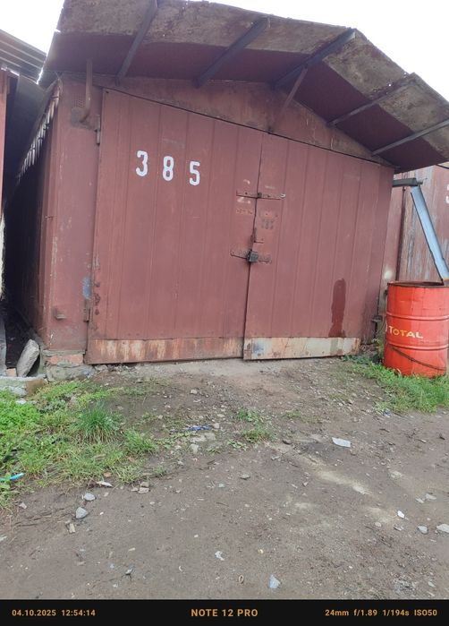 Здам металевий гараж на довгий термін кооператив "Колесо" Рум 7,50довж