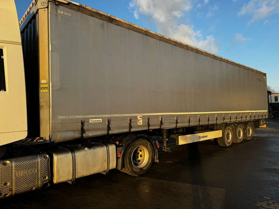 Krone Naczepa Krone Firanka Plandeka Varios 2015  Naczepa Krone Firanka Vario standard code xl 2015 Zamiana