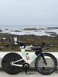 Felt IAx 105 size 54 sage white TT triathlon