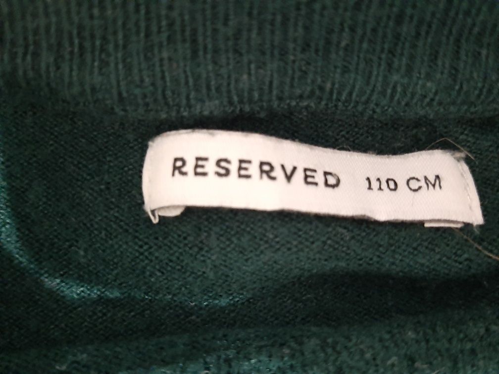 Sweterek zielony r. 110 Reserved