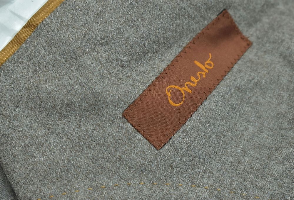 Onesto Wełniany Garnitur Męski Super 120 / 46