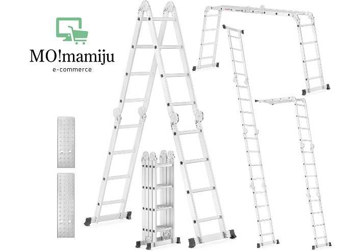 DRABINA PRZEGUBOWA 4x4 z podestem - Wielofunkcyjna - Wiosenna PROMOCJA