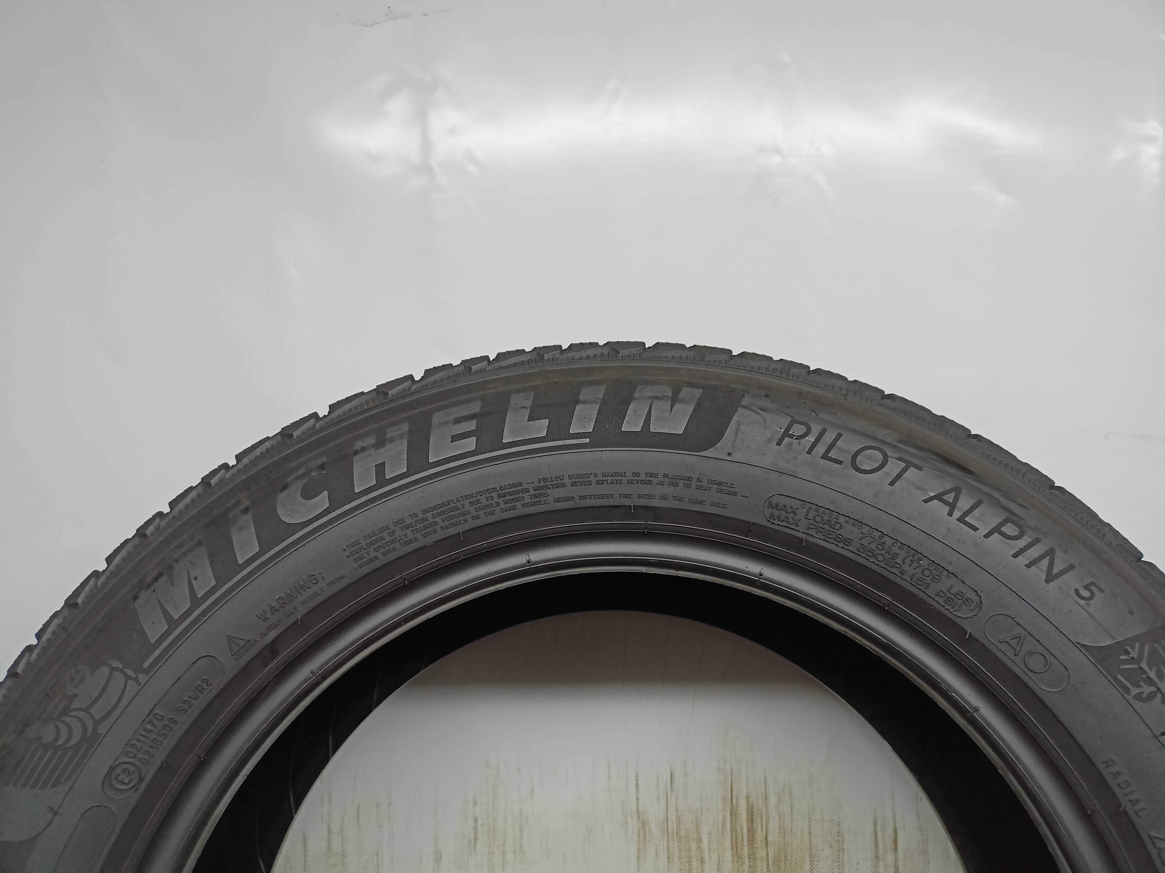 Michelin Pilot Alpin 5 225/60/17 2019rok 99H 2x6,7 2x5,5mm (447)