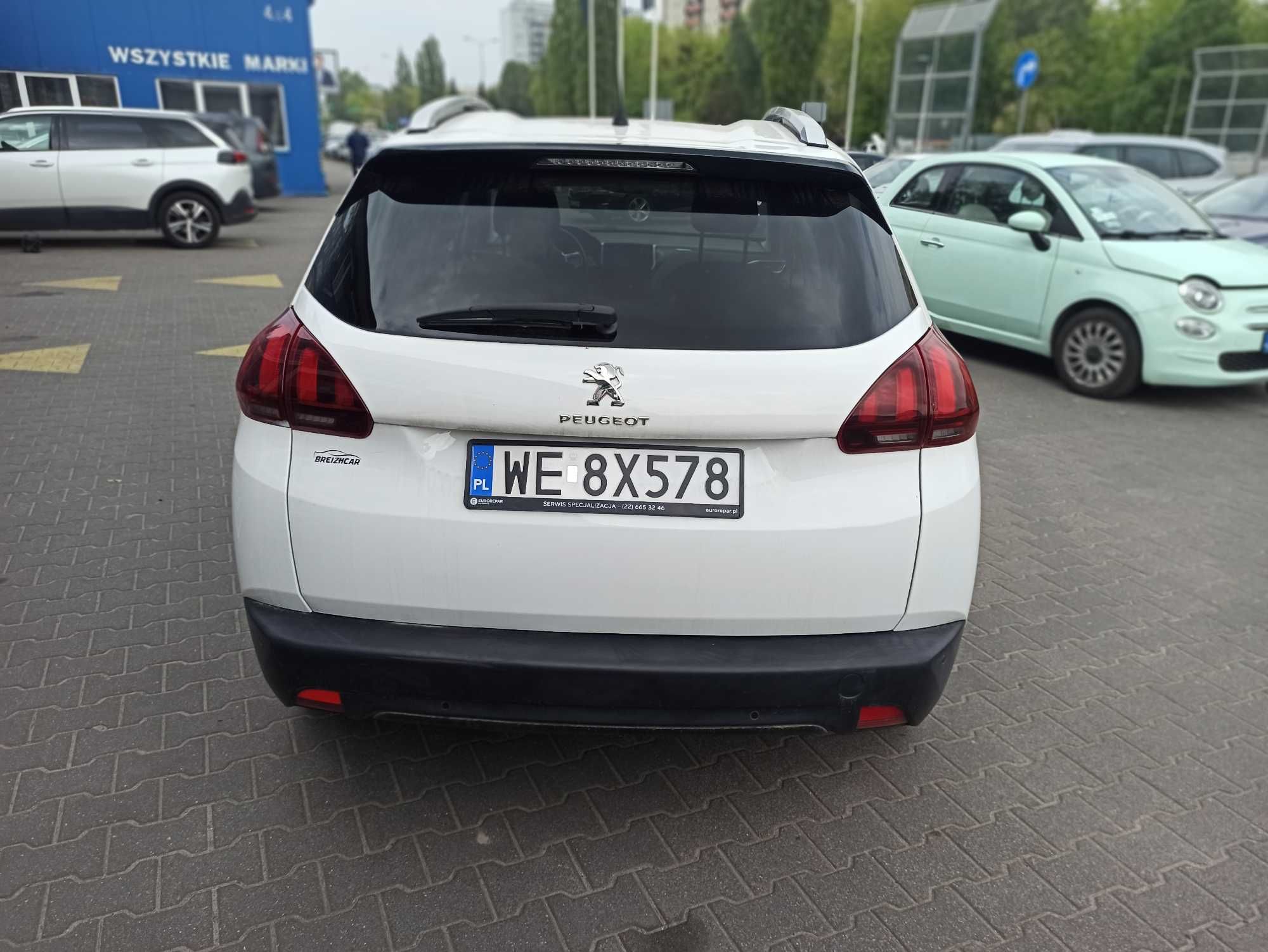 PEUGEOT 2008, 2019 r. przebieg 80296 zadbany