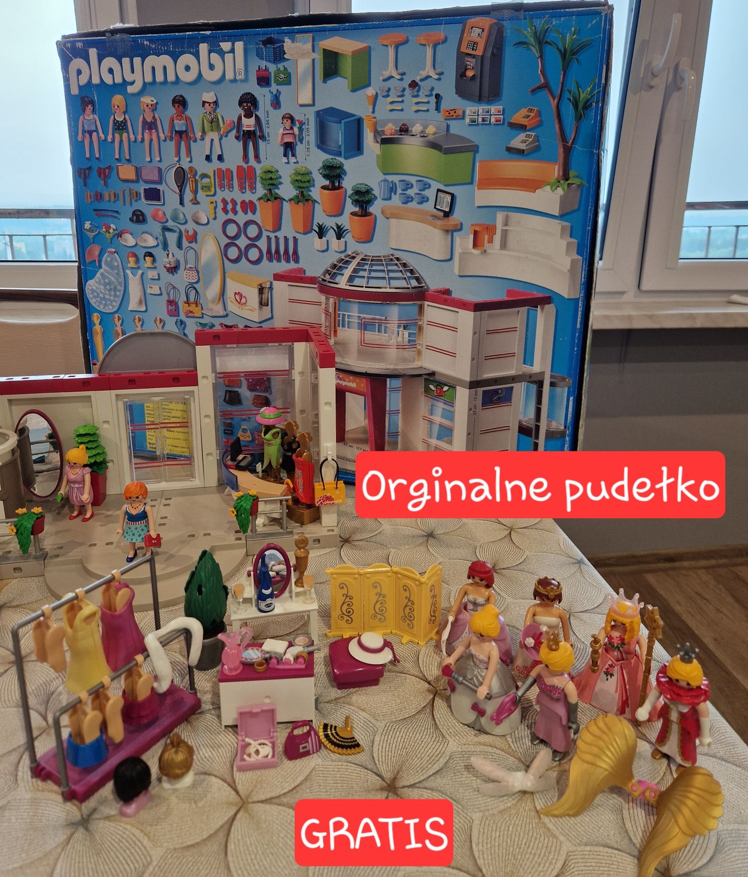 Playmobil Galeria handlowa butik 5485 i 5486. Unikat 100% komplet + Gr