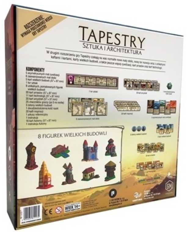 Gra planszowa TAPESTRY: Sztuka i Architektura EDYCJA PL Phalanx Games