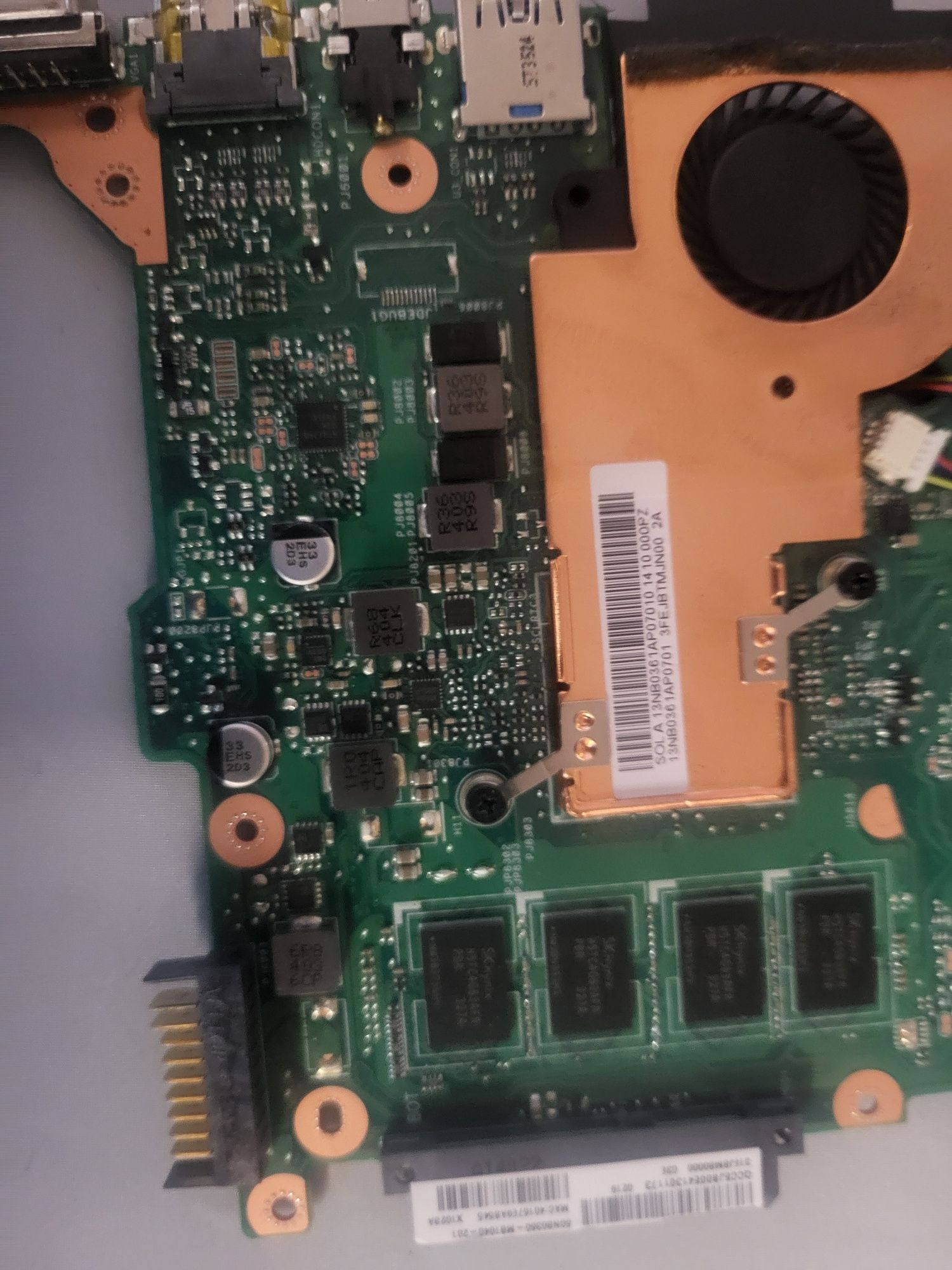 Sprzedam płyte główną do laptopa Asus X102B (Nietestowaną)