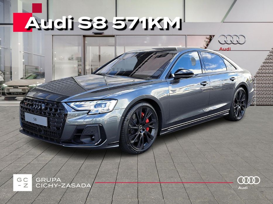 Audi S8 4.0 TFSI 571KM Cyfrowe reflektory Matrix LED Wyświetlacz Head-Up