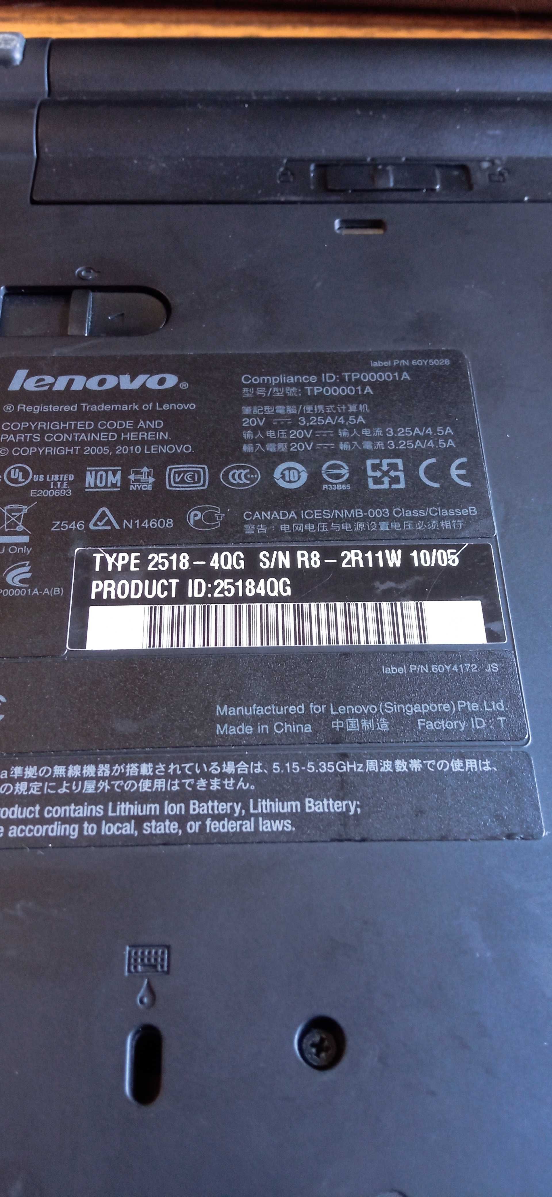 Ноутбук Lenovo ThinkPad T410i Intel I5 SSD120 акум 1-2 год
