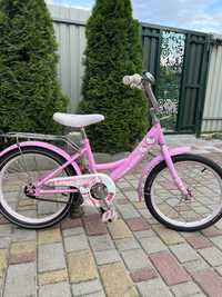 Велосипед  Hello Kitty , колесо 18 дюймів на вік 5- 7 років