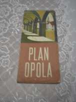 mapa plan Opola 1969 rok