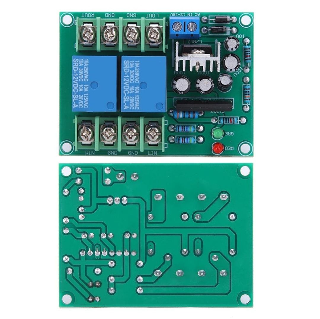 Плата защиты динамиков 2 канала. Защитный модуль усилителей AC/DC