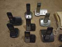 Telefony Panasonic , cena za 10szt.+3 stacje dodatkowo w cenie 1szt.