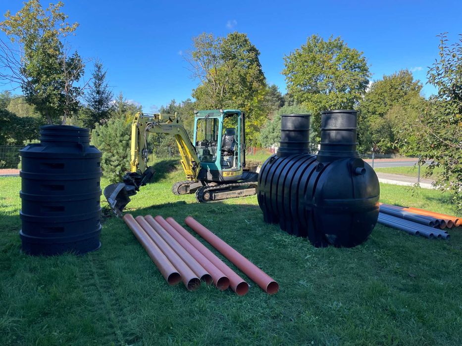 Usługi Minikoparka3.5t Miniładowarka Bobcat Roboty Ziemne Prace Ziemne