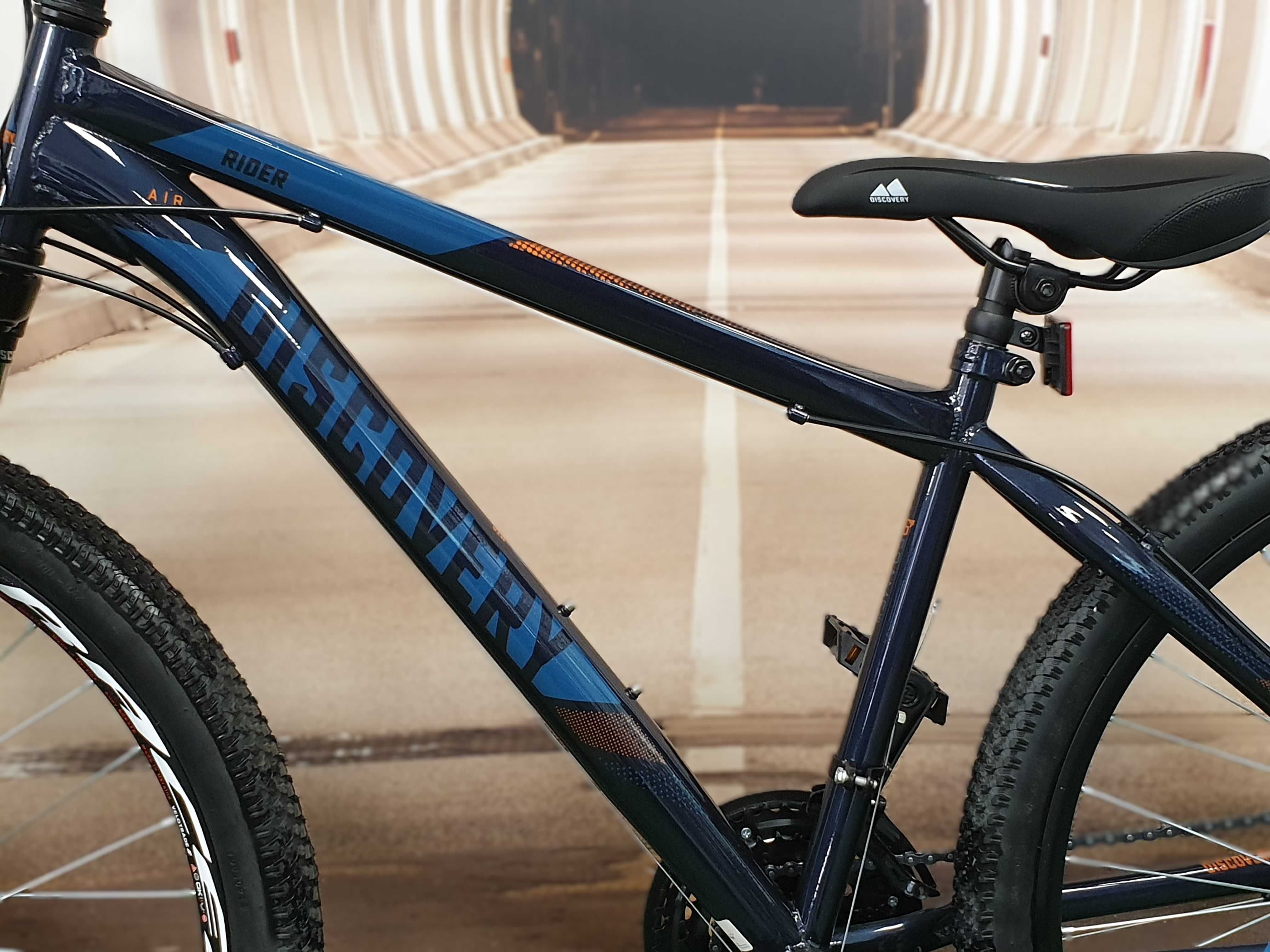 Rower górski MTB Discovery RIDER DD rama 16 cali koło 26" GRANATOWY