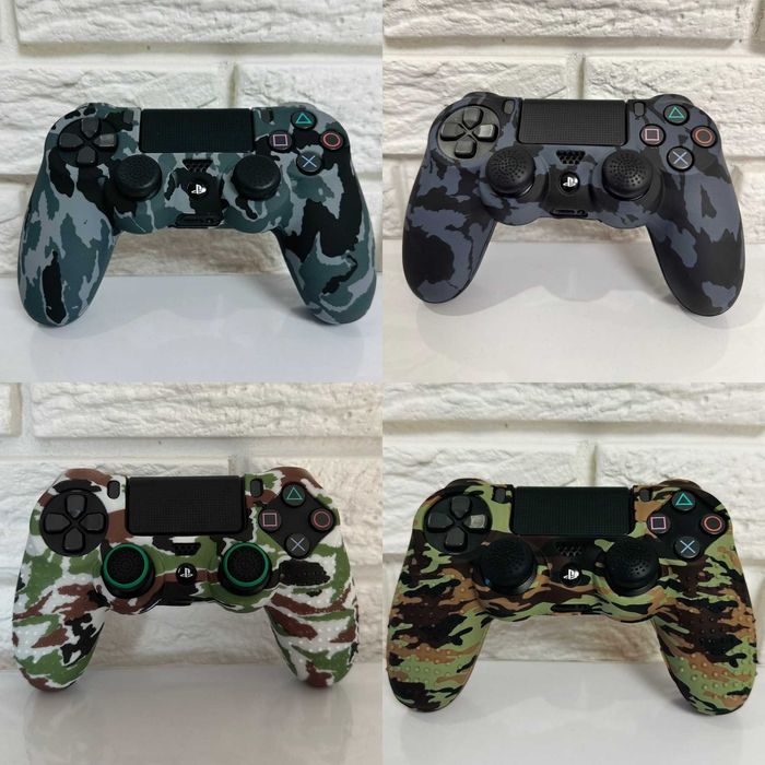 Чехол с накладками на стики геймпад для DualShock PS3 PS4 PS5 XBOX 360