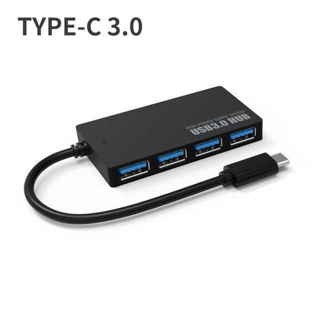 USB 3.0 hub на 4 порти. Швидкий хаб. TypeC або USB!