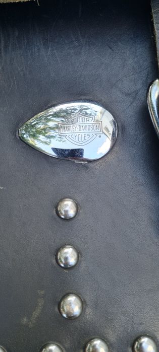 Кофри шкіряні для мотоцикла + кріплення