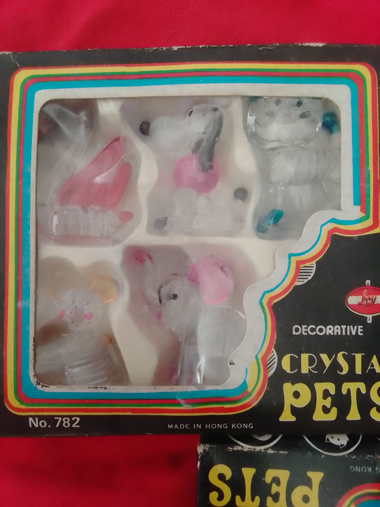 Caixinhas com miniaturas de animais para decoração novas cada 2,50€