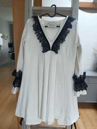 Sukienka biała by o La La rozmiar S 36