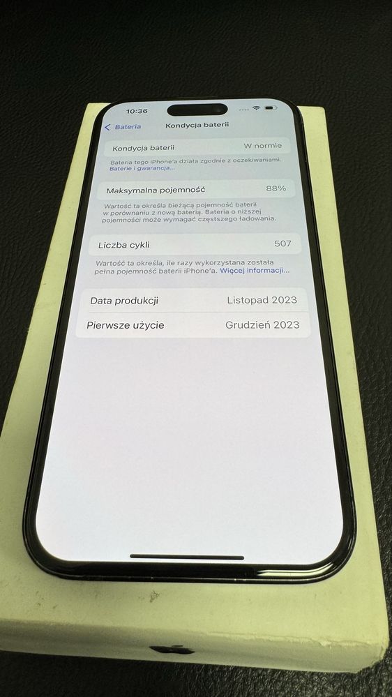 iPhone 15 Pro czarny 128 gb