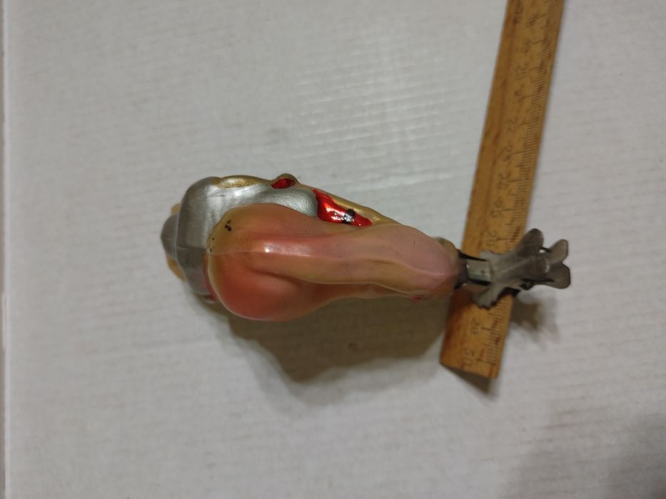 Елочная игрушка на прищепке Витязь на распутье игрушка ёлочная СССР