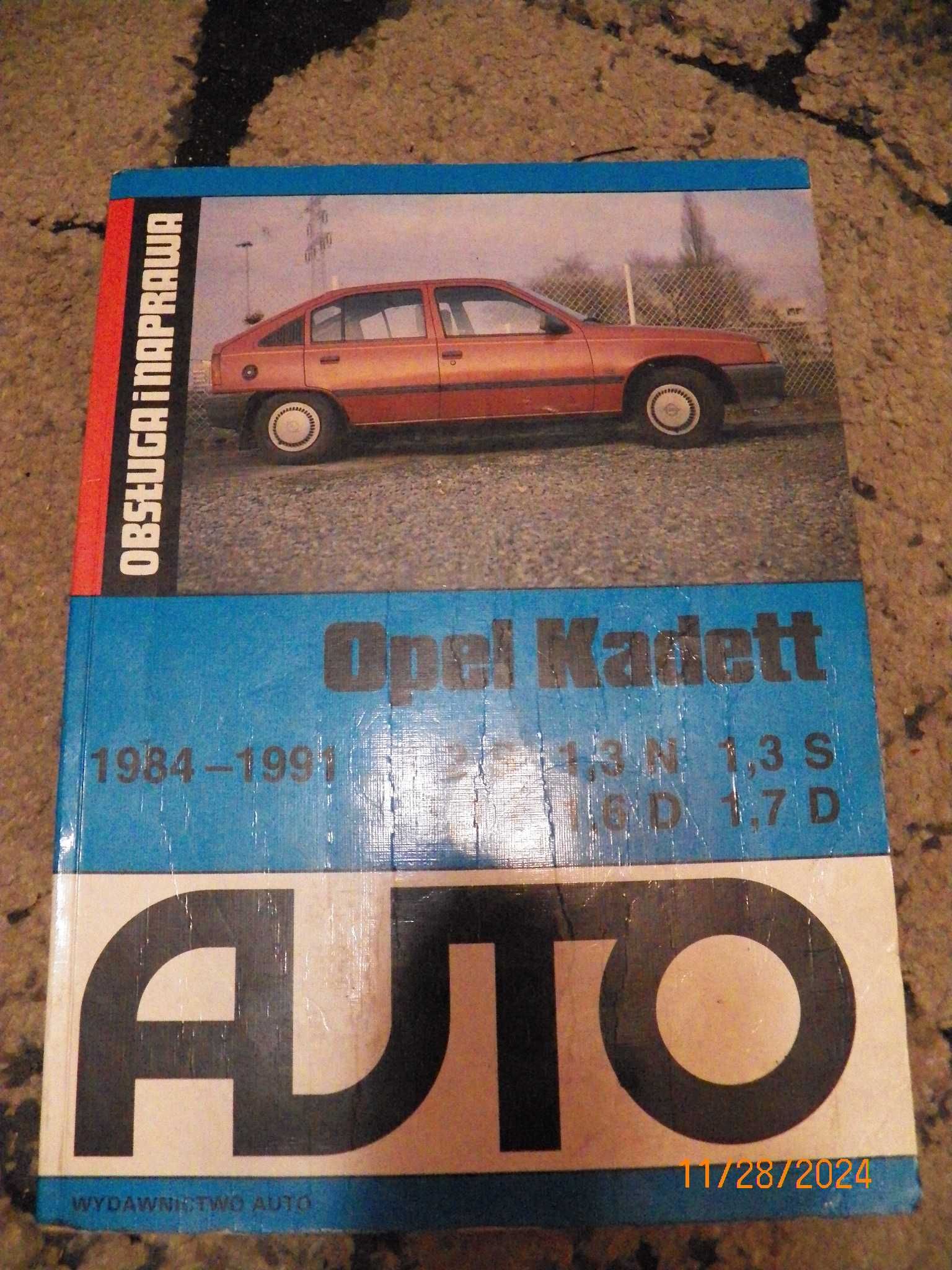 książka obsługa i naprawa opel kadet