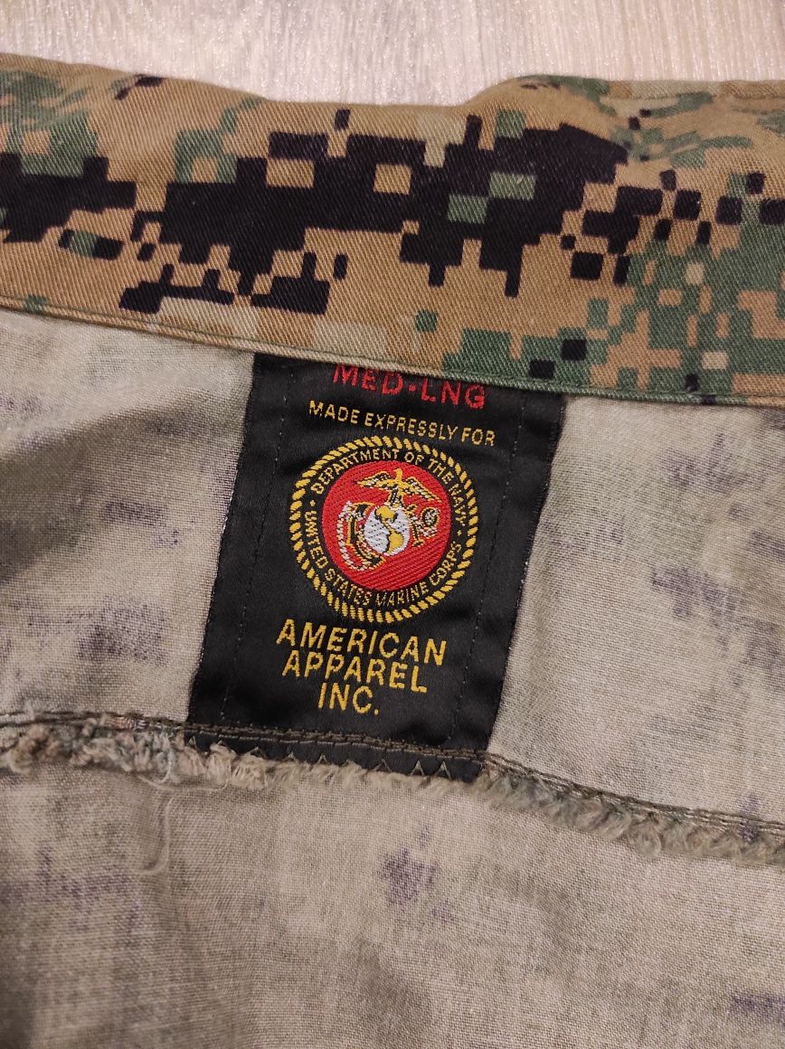 Bluza mundurowa USMC Marpat MCCUU, American Apoarel Inc., Med-Long.