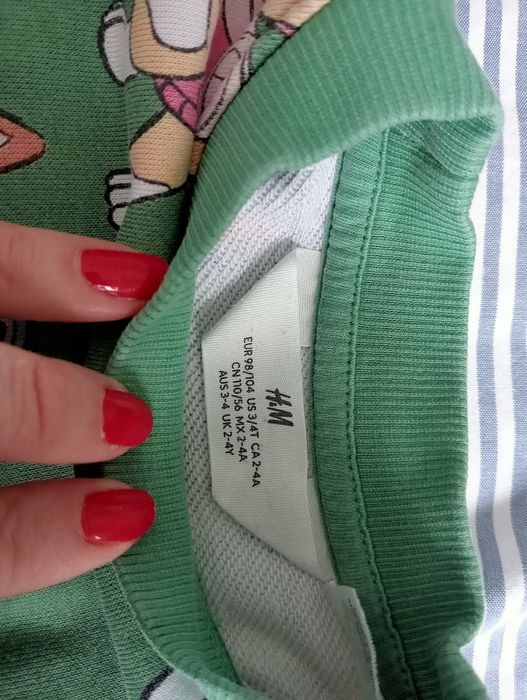 Bluza Psi Patrol plus dinozaury jurassic world Park Jurajski