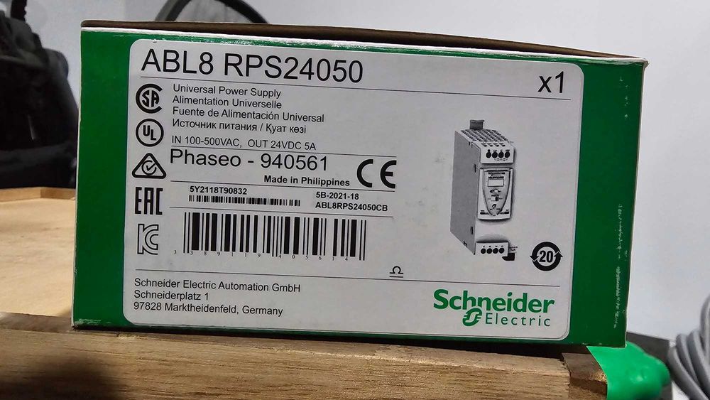 Fonte de alimentação ACDC Schneider Phaseo