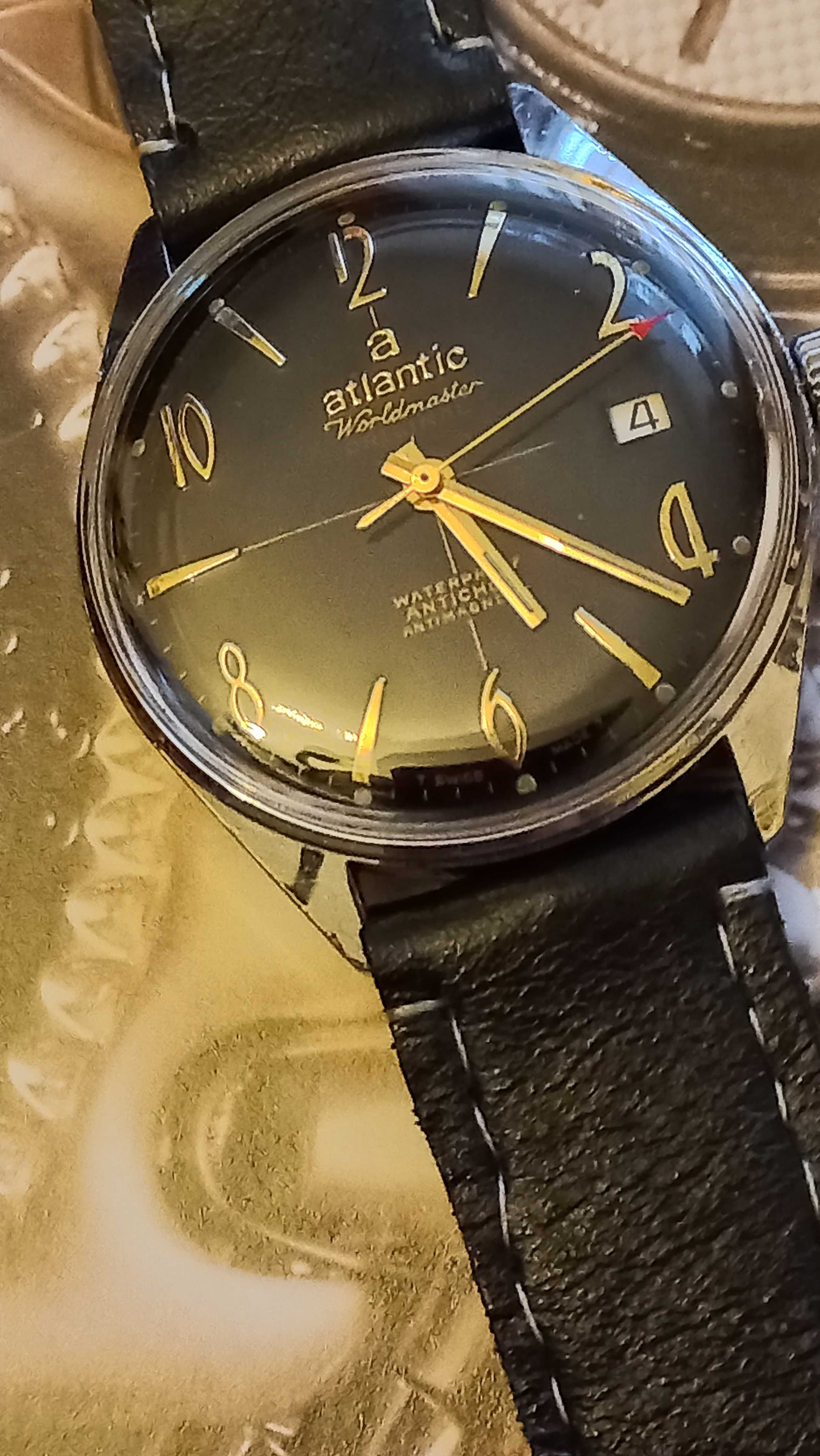Sprzedam ładny zegarek Atlantic Worldmaster cal.969 z datownikiem