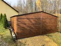 Garaż drewnopodobny 6x5 ZŁOTY DĄB / ORZECH transport i montaż