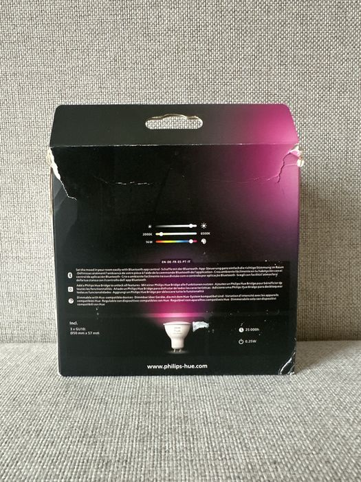 Philips hue 400 White and Color - dwie żarówki gu10