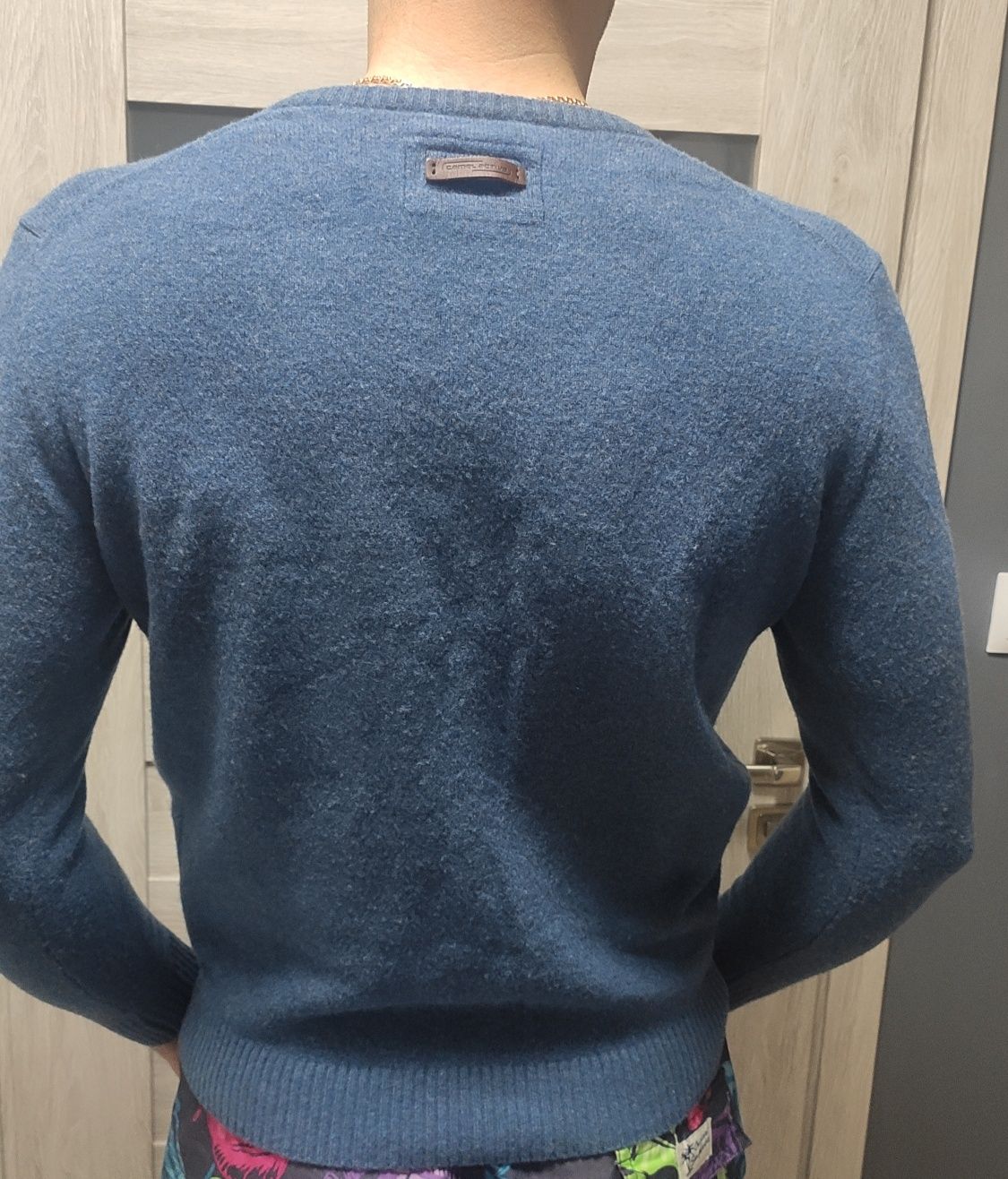 Sweter męski ciepły Camel Active rozmiar L (80%wool).