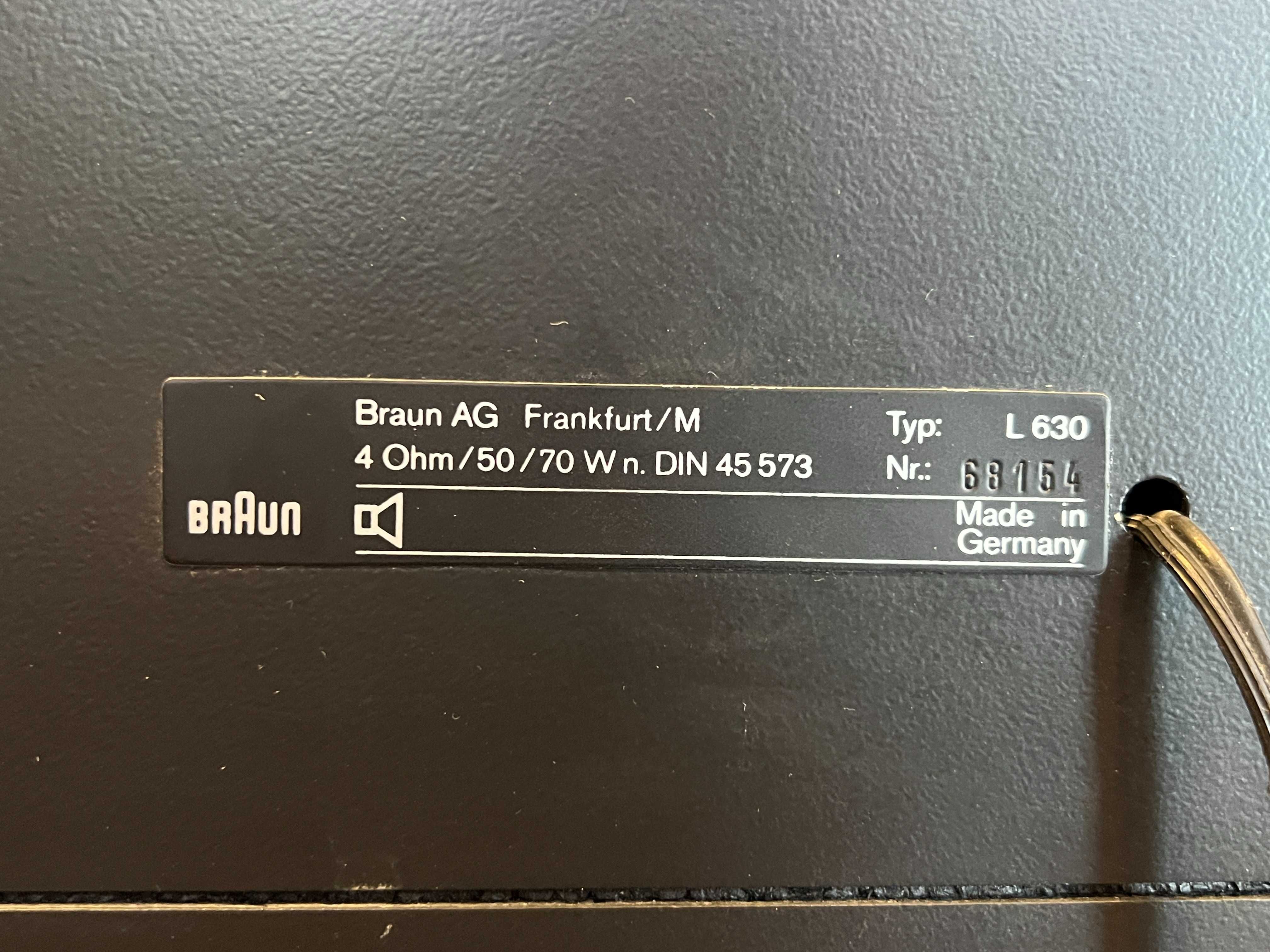 Kolumny podstawkowe Braun L630 Audio Room