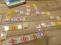 Domino drewniane Fischer Price gra logiczna