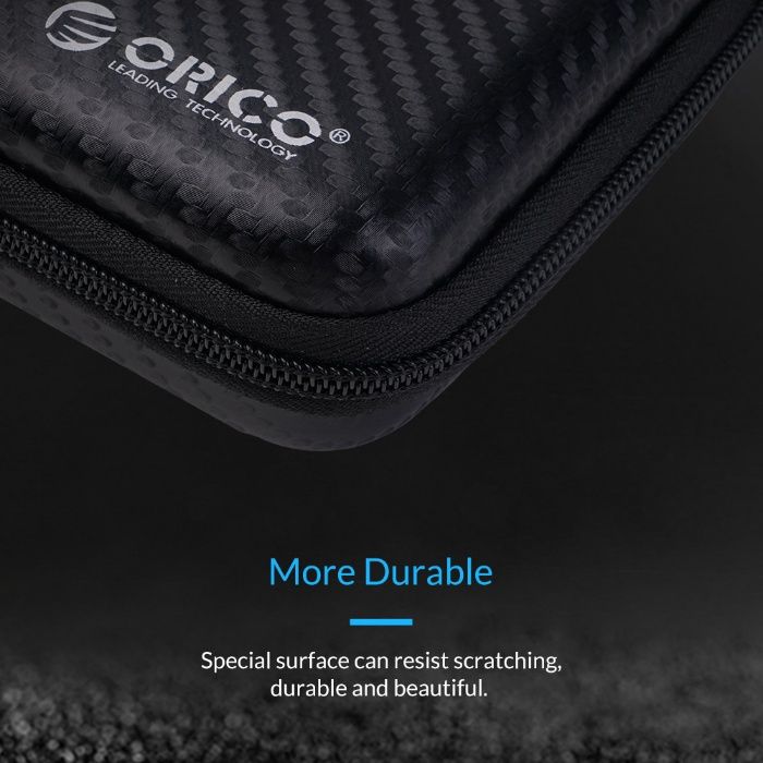 ORICO twarde etui na HDD 2,5",PowerBank,Słuchawki,Ładowarka itp.
