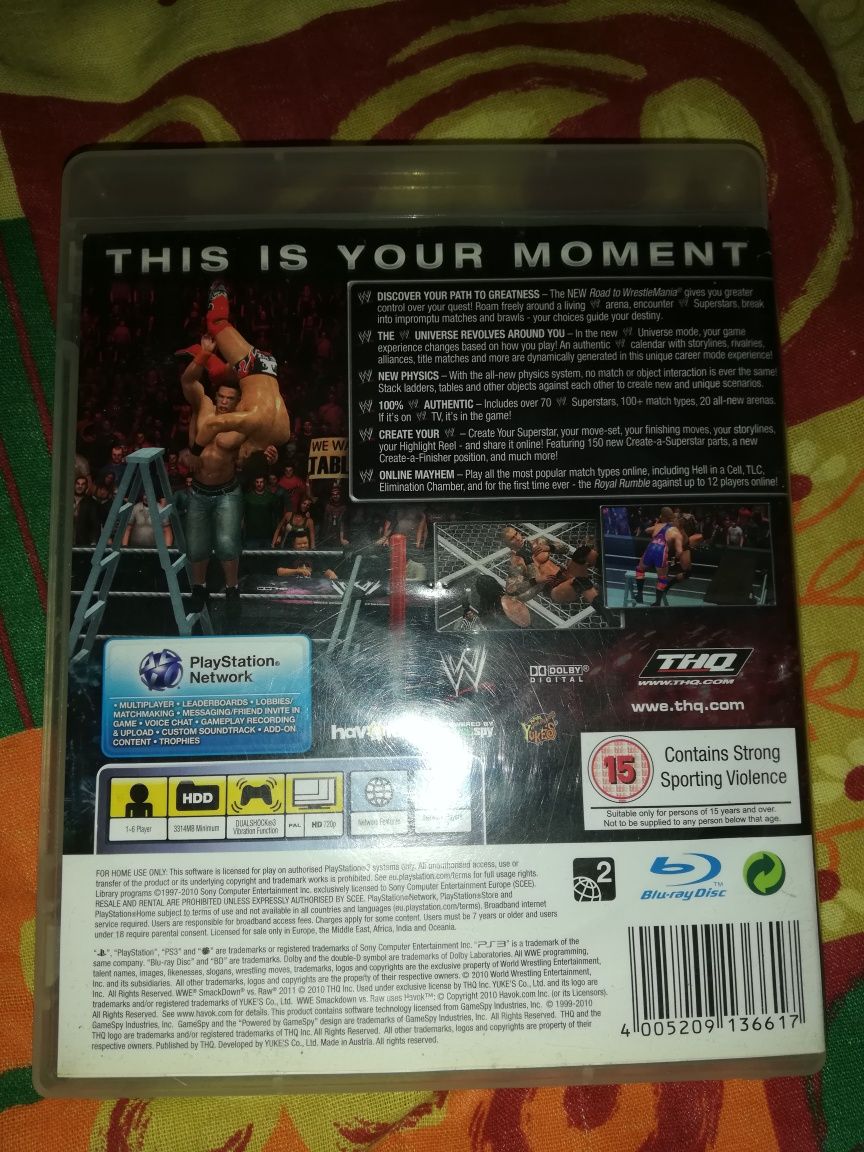 Wwe smackdown vs Raw 2011 ps3