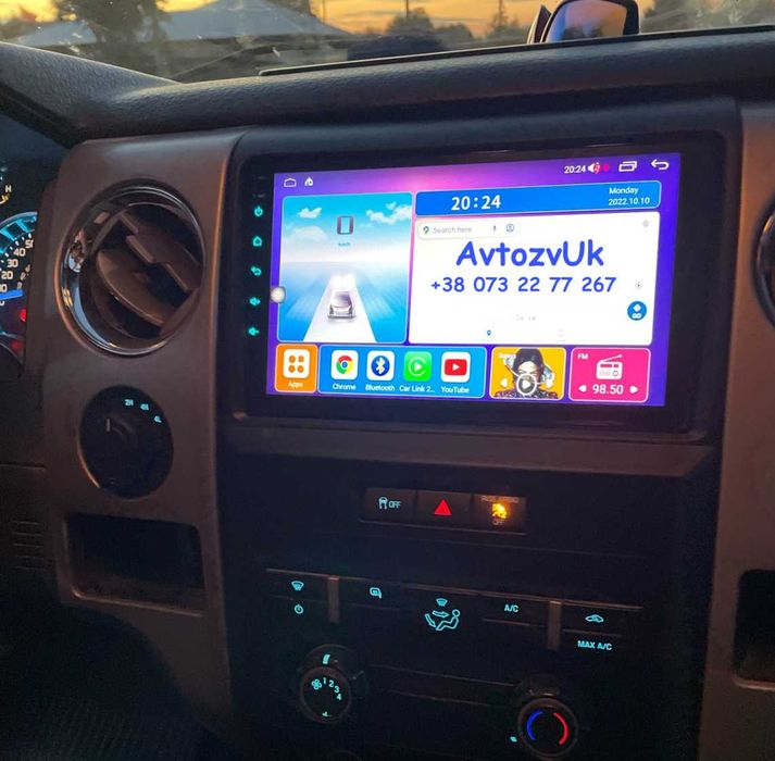 Магнитола F150 Ford ESCAPE RAPTOR Ф150 TV GPS 2 дин CarPlay Android 14