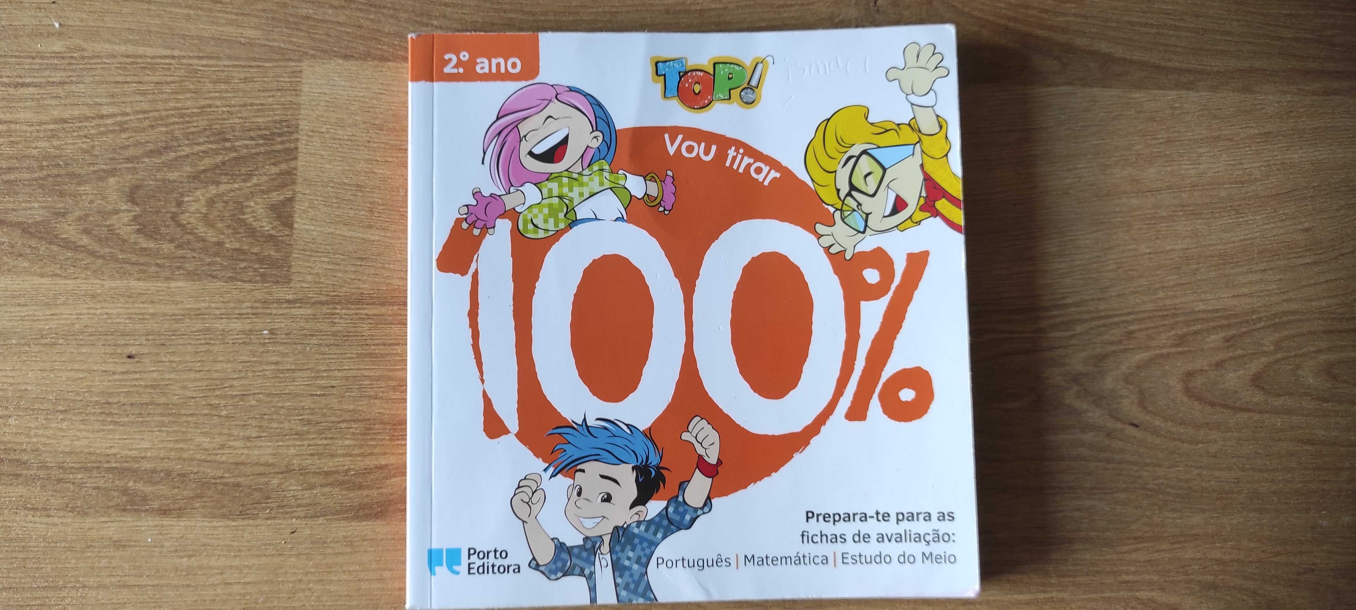 Livro escolar: Top. Vou tirar 100% 2.° ano. Porto Editora