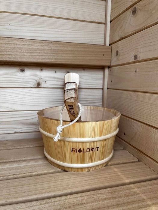 Sauna ogrodowa 2-osobowa, piec elektryczny, zasilanie 230V, PRODUCENT