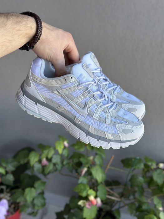 Nike P-6000 White Grey , БЕЗ ПЕРЕДОПЛАТИ,  чоловічі кросівки Найк