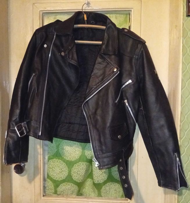 Кожаная байкерская куртка ACE (размер UK 42 или EU 52)