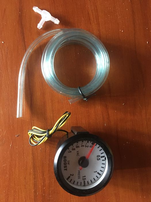 Zegar turbo 2 bary 52mm podciśnienia vacum