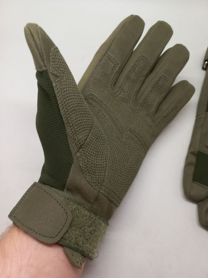 Тактичні рукавиці повнопалі олива арт 90424