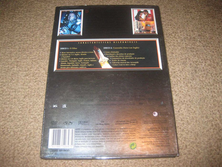 "Armageddon" com Bruce Willis/Edição Especial 2 DVDs/Slidepack!